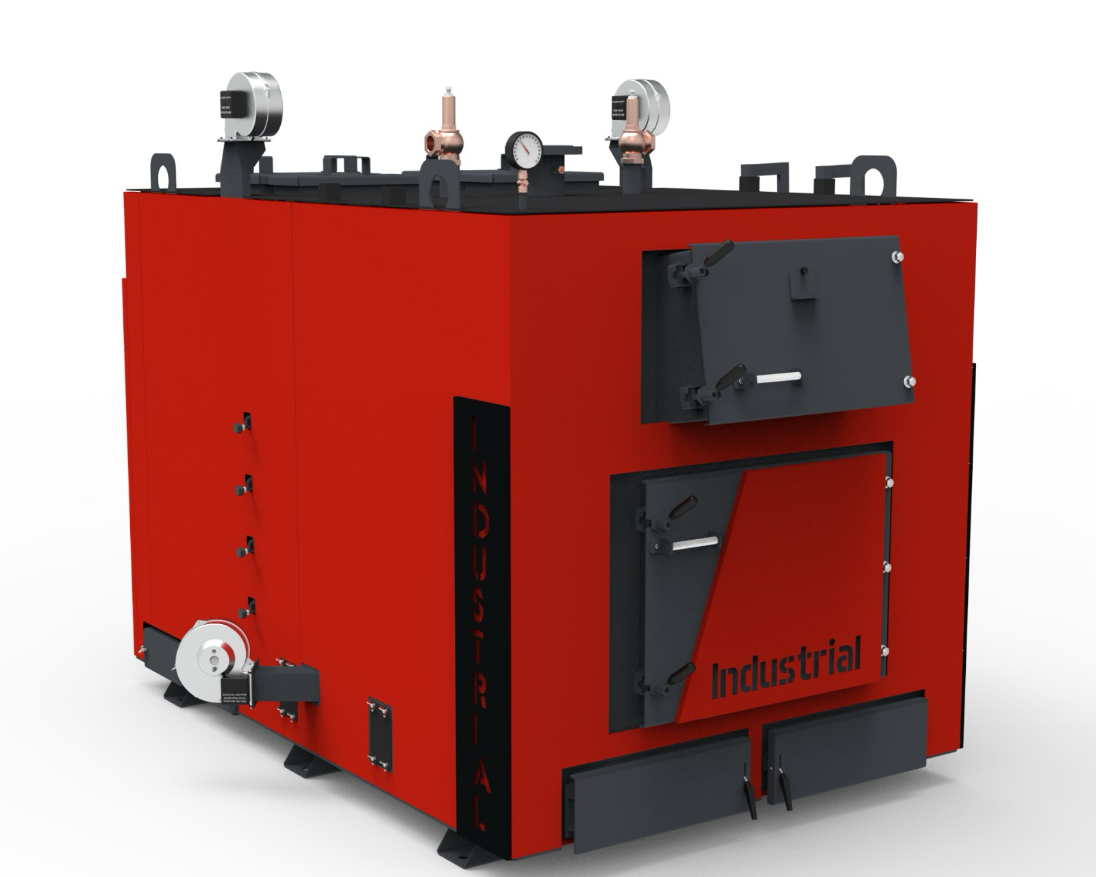 Твердопаливний котел ТЕРМО СТАЛЬ INDUSTRIAL 160